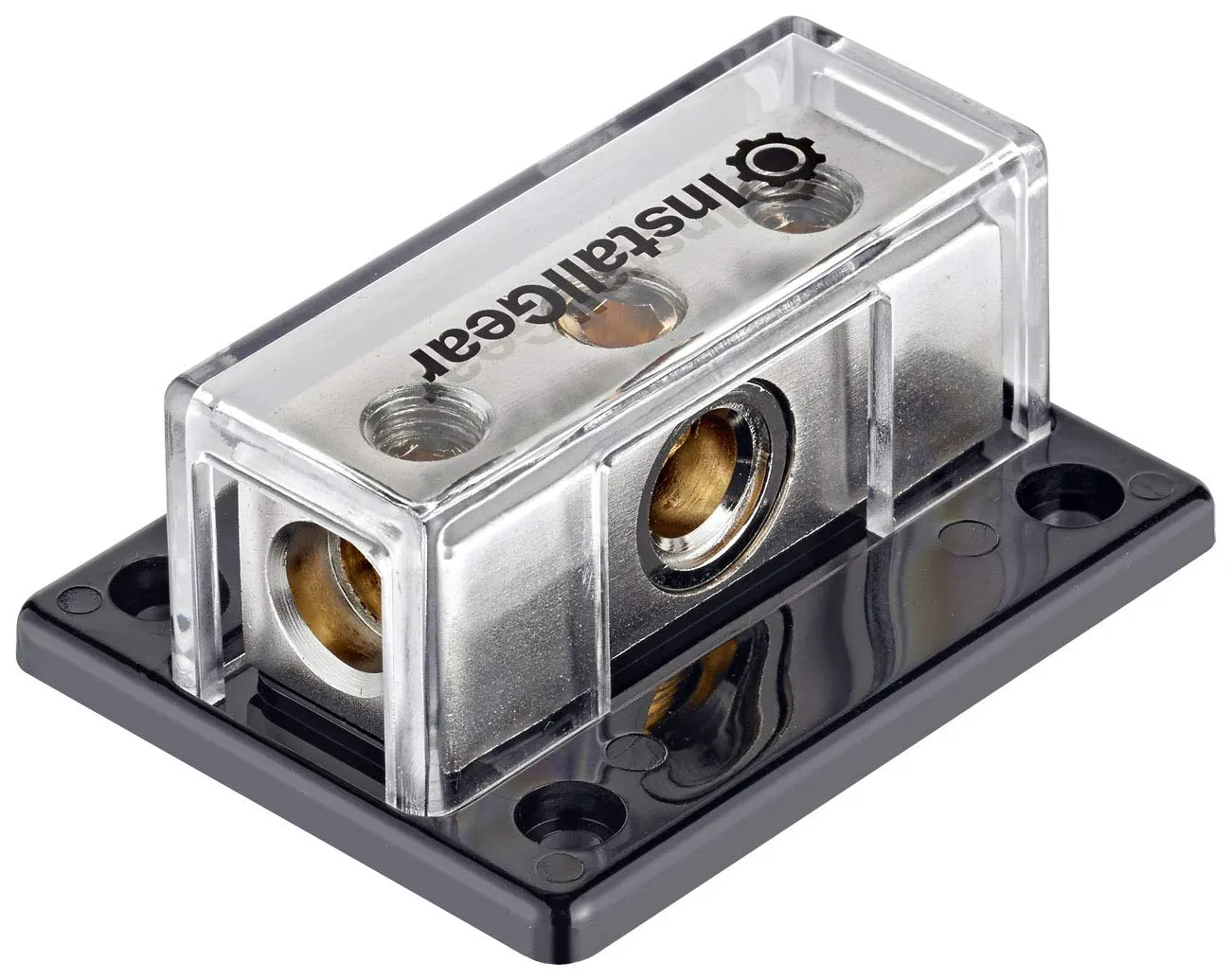 0/2/4 Awg Gauge Power Distribution Block 1/0 Gauge In To (2) 4/8 Gauge Out