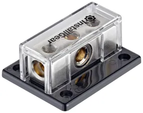 0/2/4 Awg Gauge Power Distribution Block 1/0 Gauge In To (2) 4/8 Gauge Out