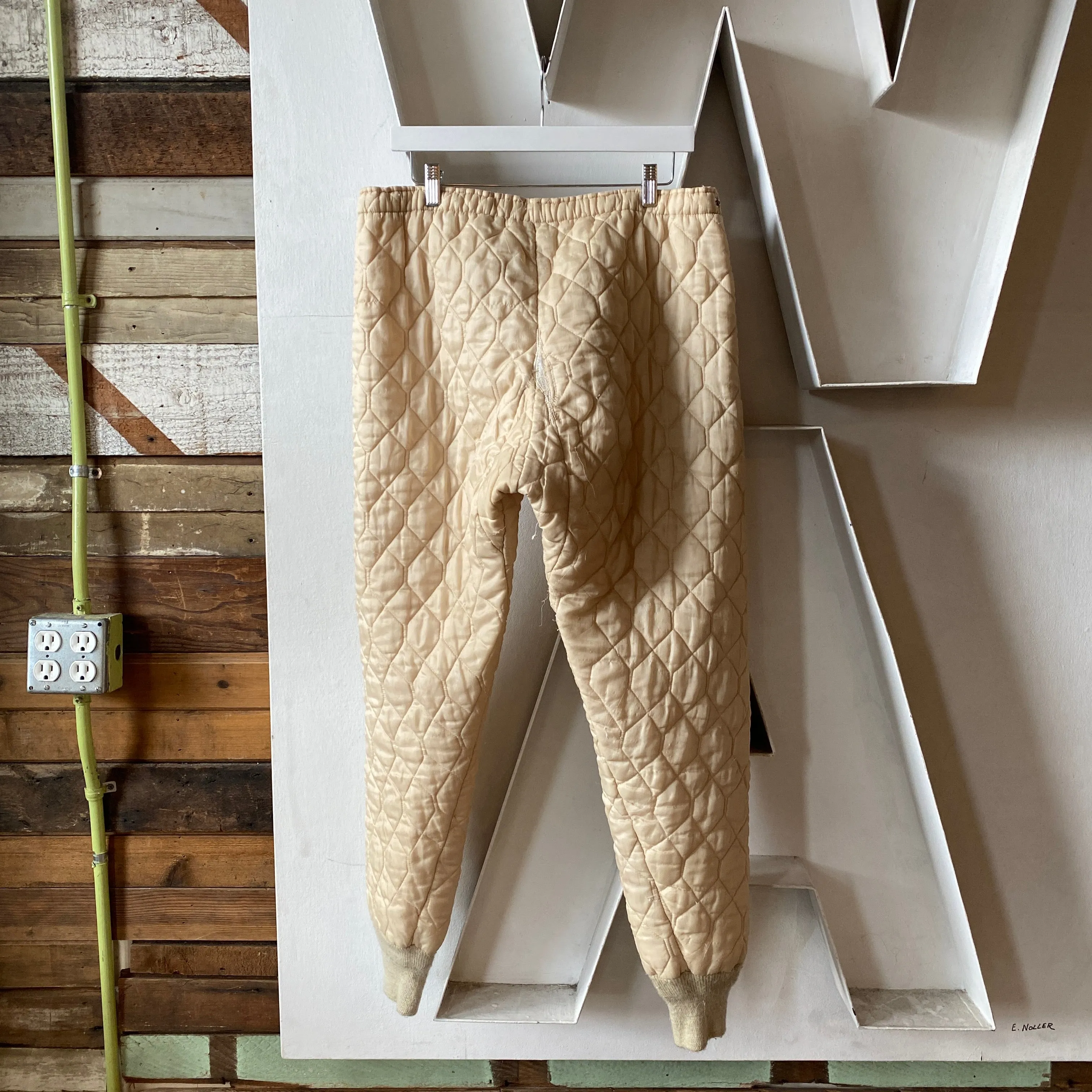 70’s Quilted Pants - 34" x 30"