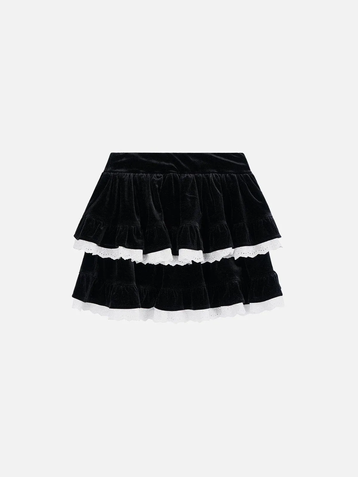 Aelfric Eden Lace Bow Patchwork Skirt