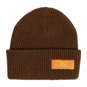 Anti Hero - Stock Eagle Label Cuff Beanie Brown/Orange/Yellow