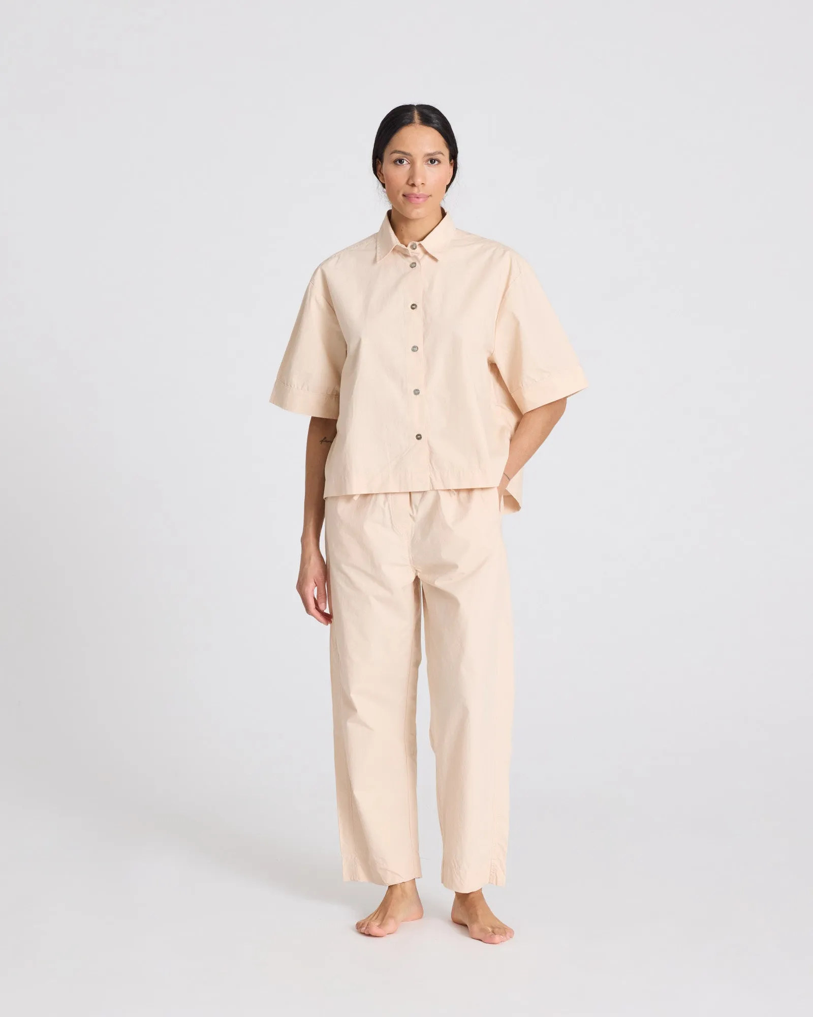 Astrid Pant Poplin - Smoke Gray