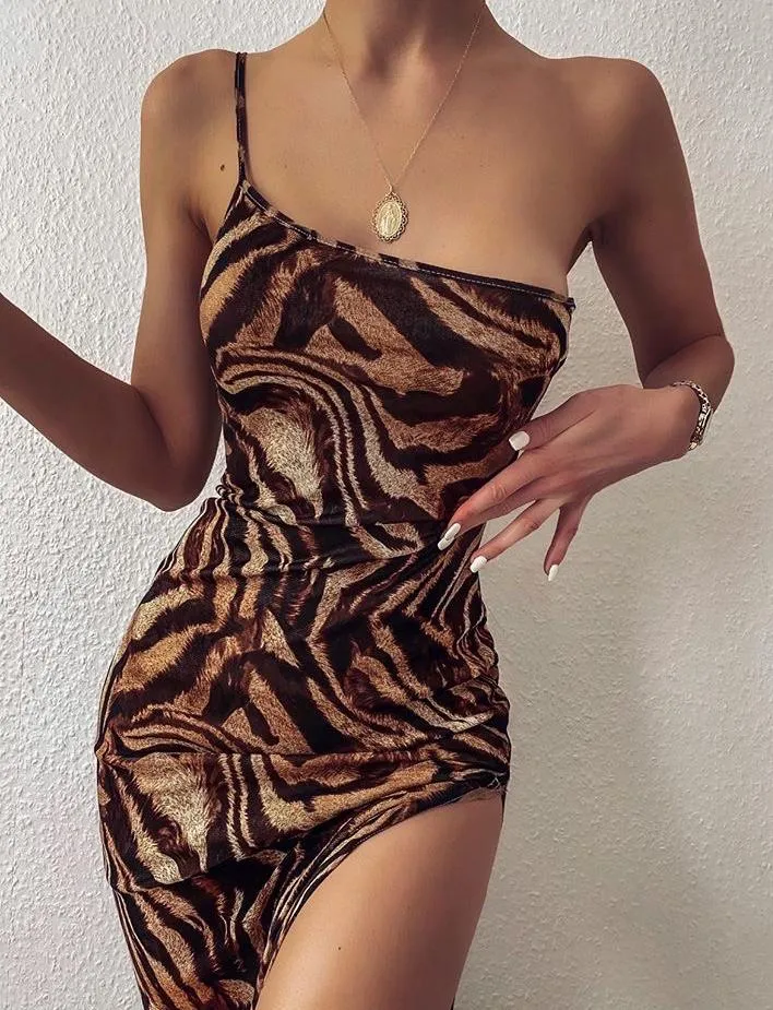 Audra Maxi Dress - Zebra