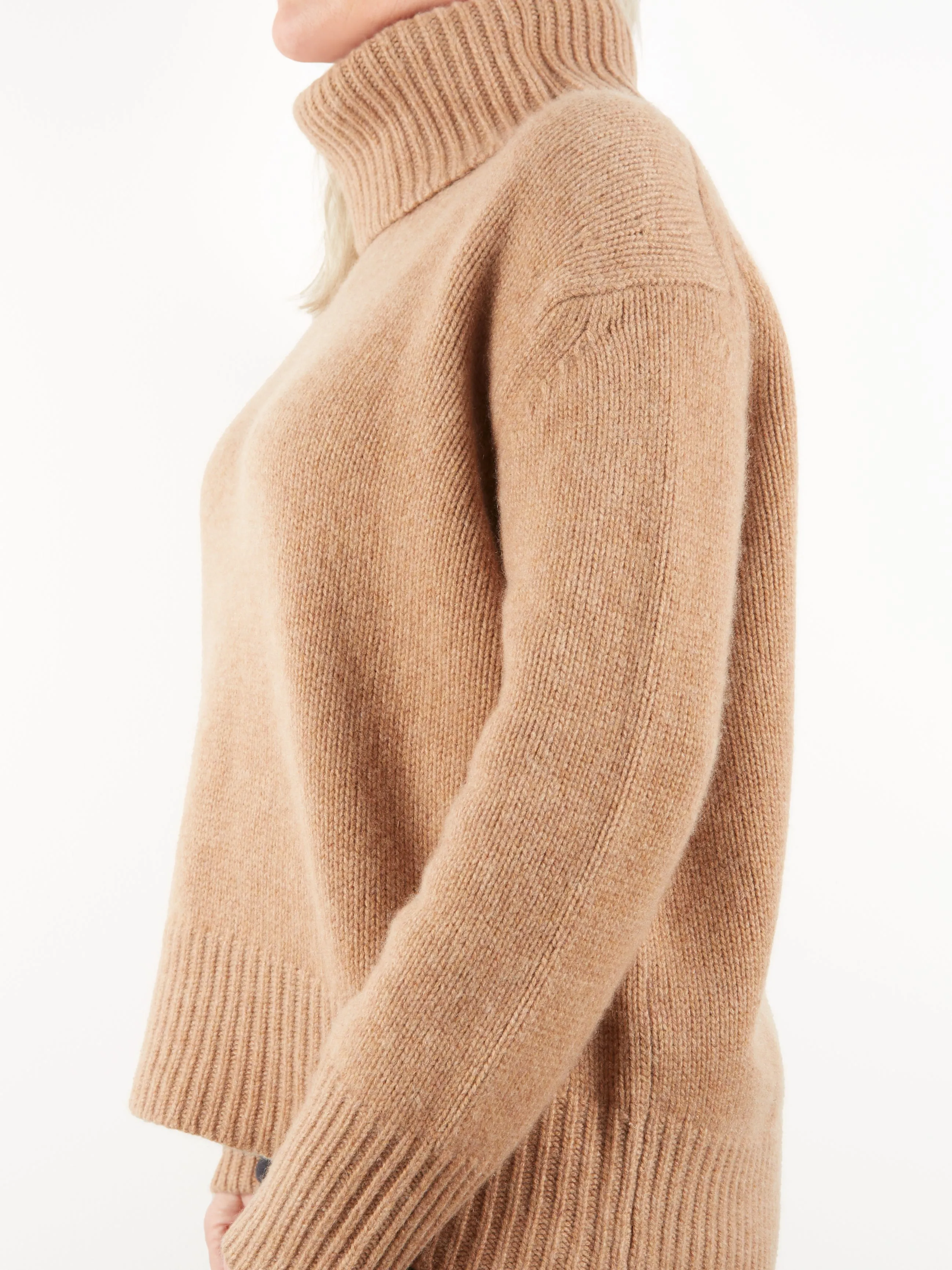 Audrey Knit Camel Chine