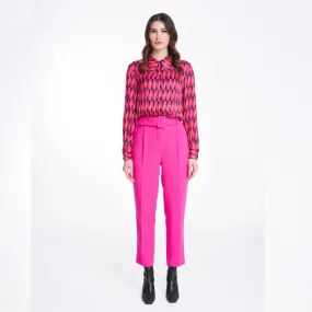 Badoo Hot Pink Belted Trouser