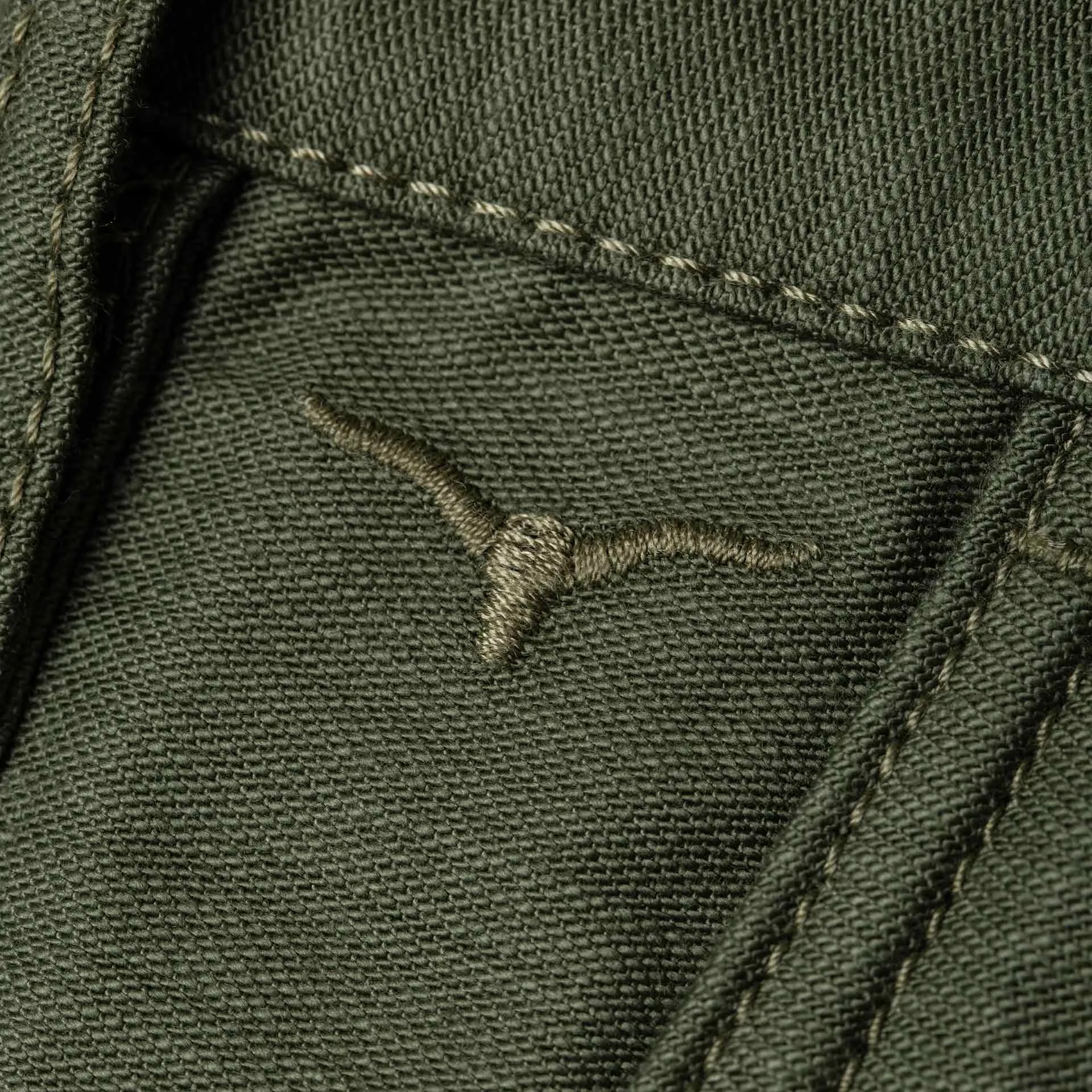 BC-03 STRAIGHT CHINO 10 oz. army green military twill [CORE]