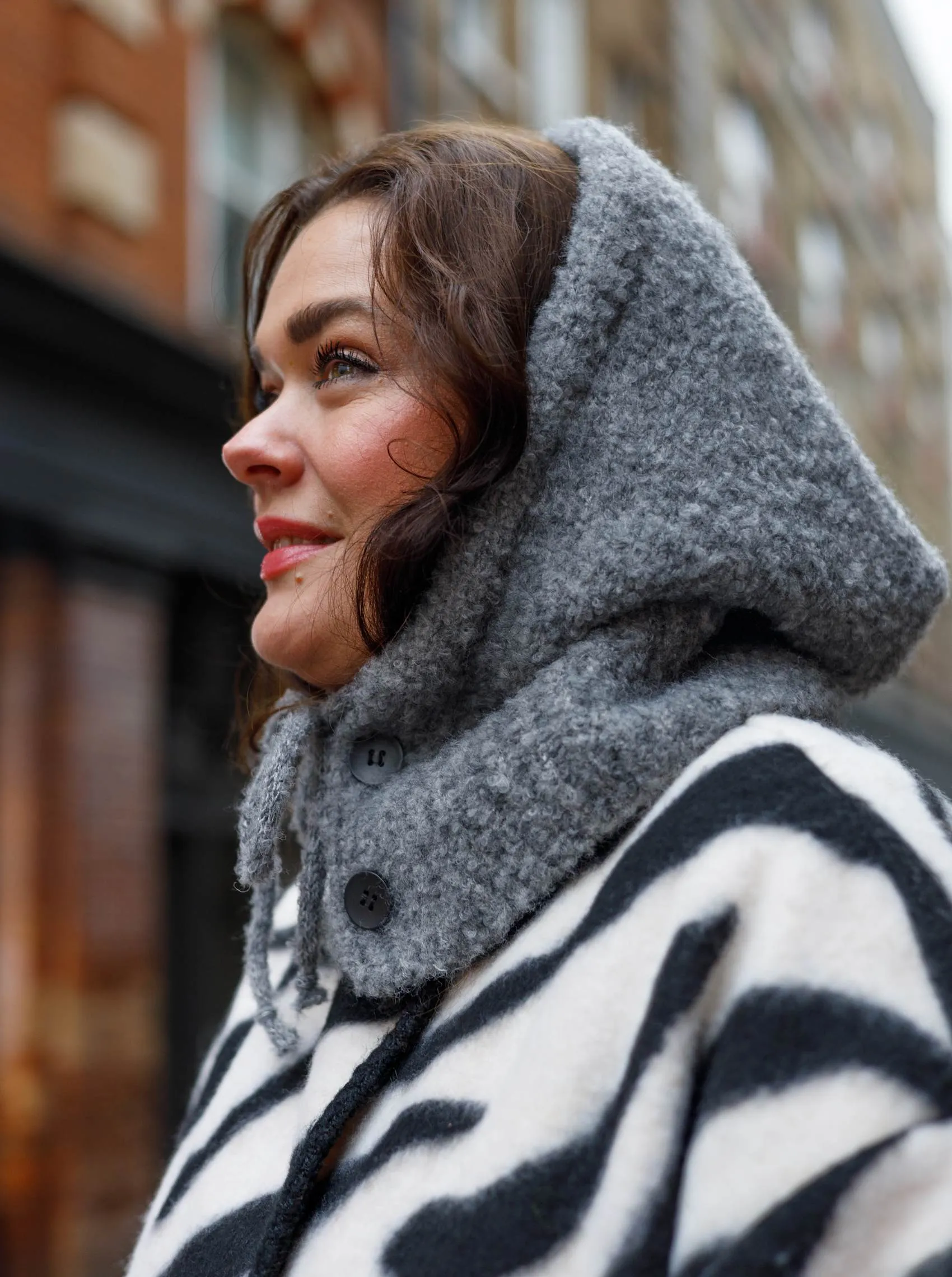 BCWILLOW balaclava hat - Dk. Grey