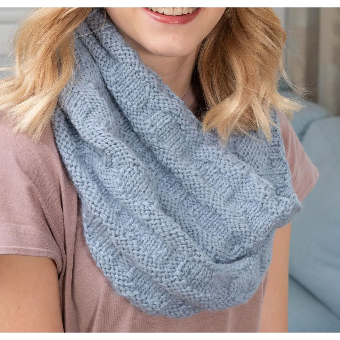 Beanie & Cowl Knitting Pattern (N1594)