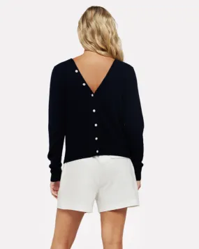 Beaulah Button Back Black