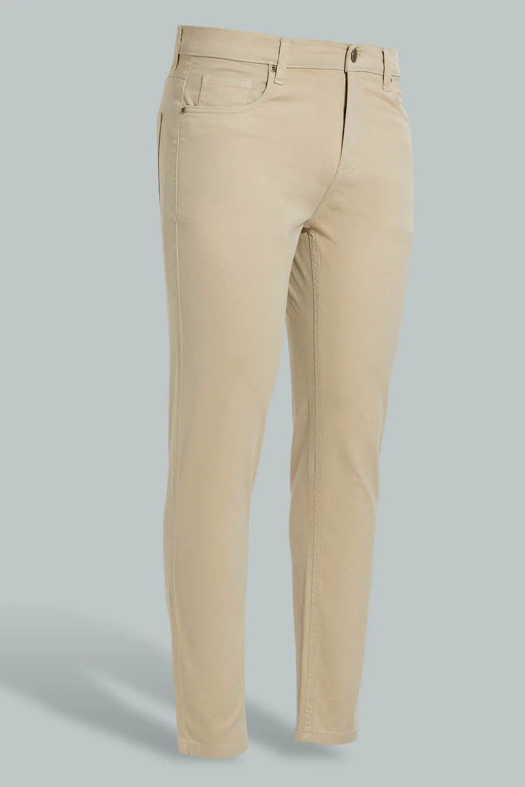 Beige Chino Trouser For Men