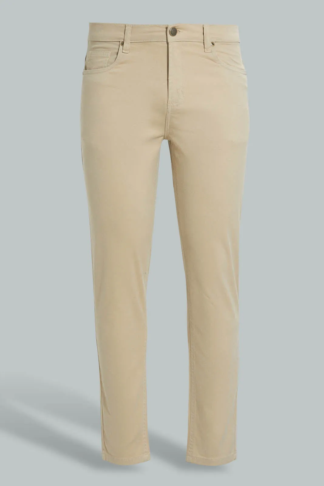 Beige Chino Trouser For Men