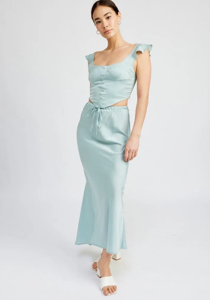 BIANCA SATIN TOP