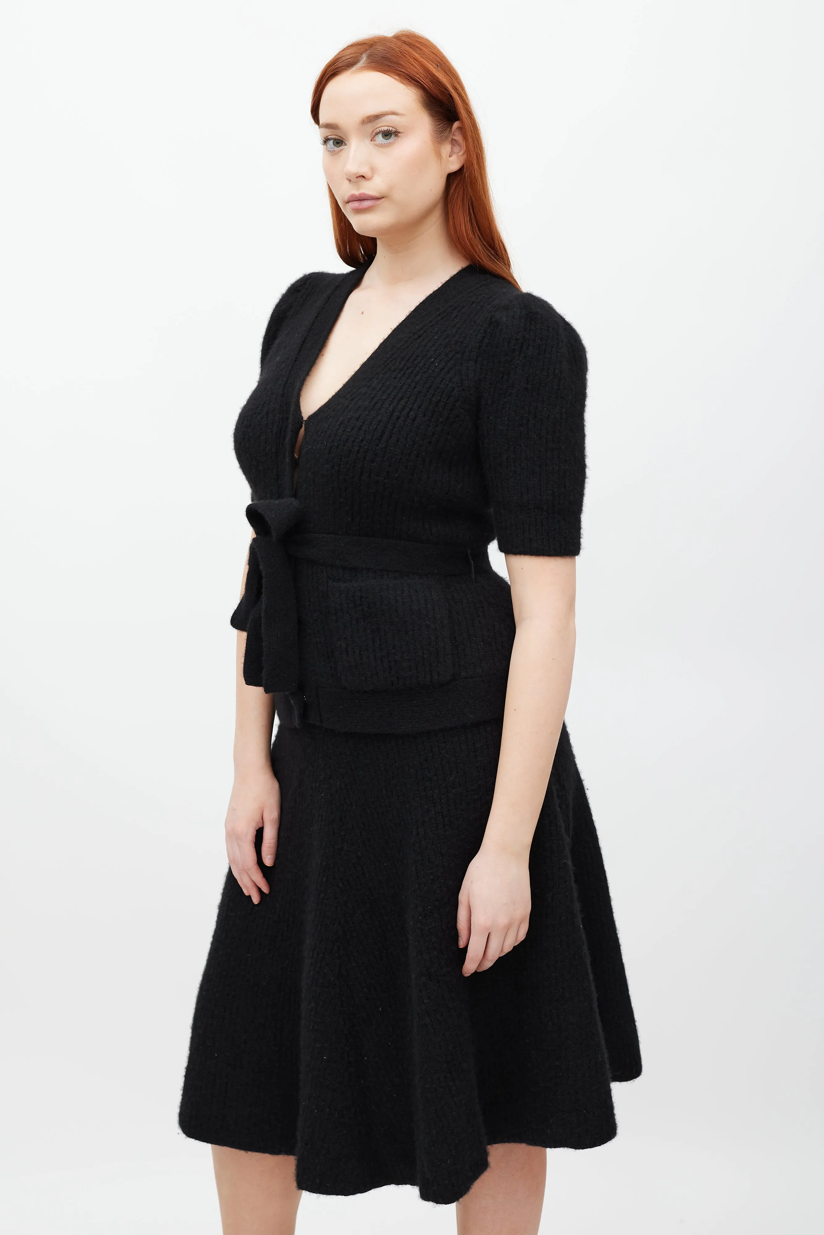 Black Cashmere Co-Ord Set