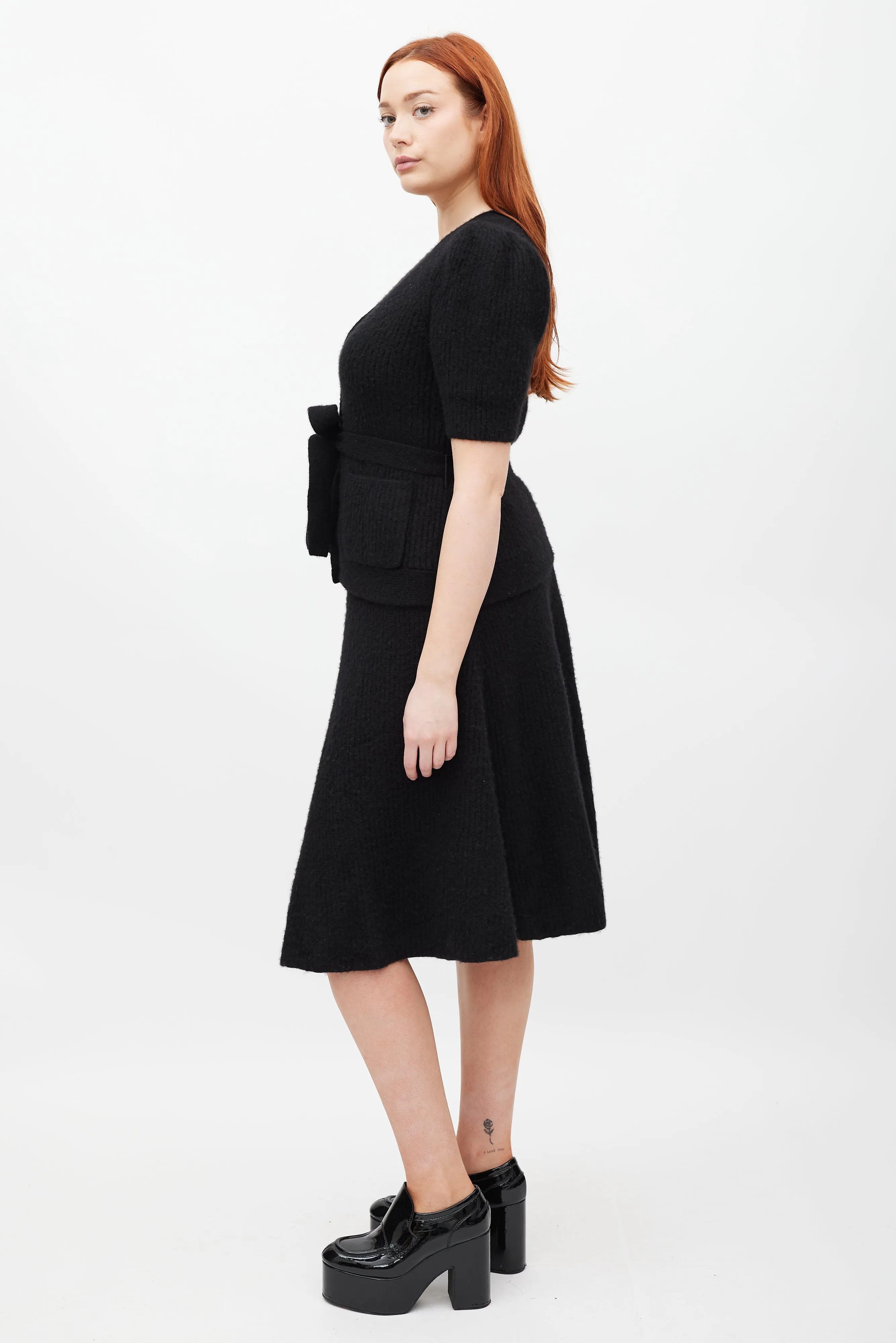 Black Cashmere Co-Ord Set