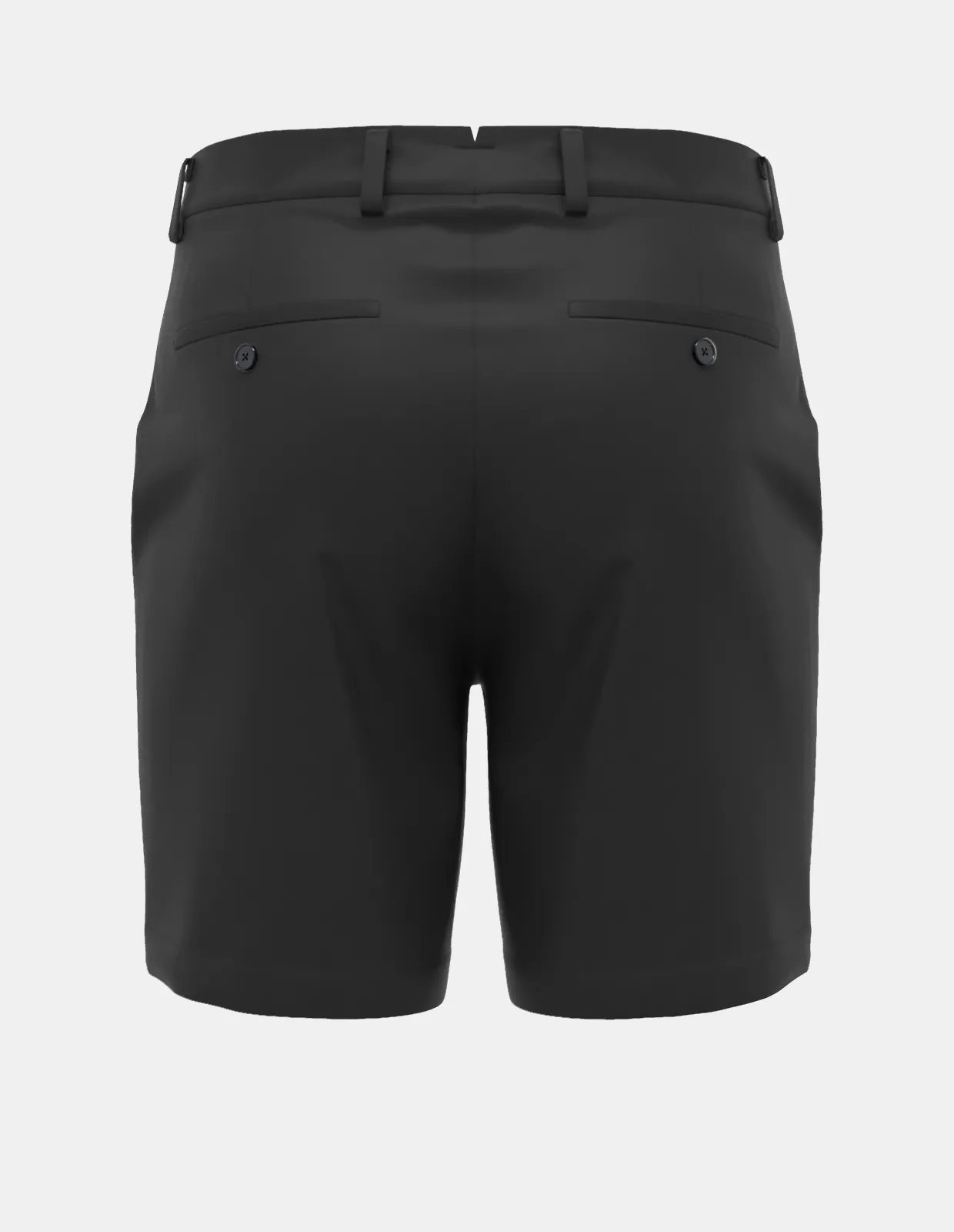 Black Cotton Stretch | Short