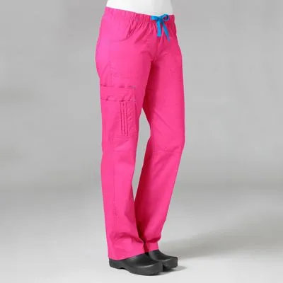 Blossom Pintuck Cargo Pant XS-2XL by Maevn / Passion Pink