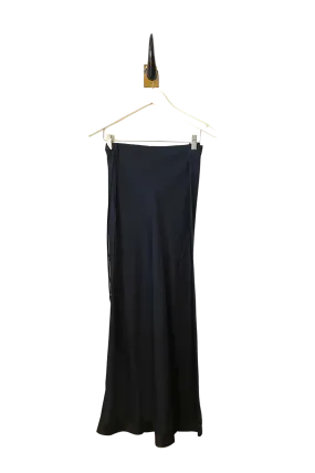 Blue on Blue Silk Petal Garbo Skirt