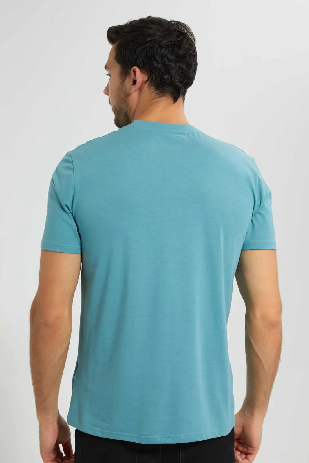 Blue Stand Polo Shirt