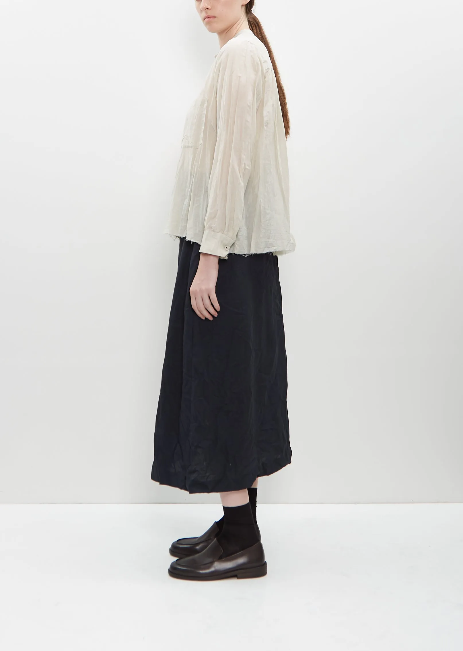 Botanical Dye Blouse with Front Pocket