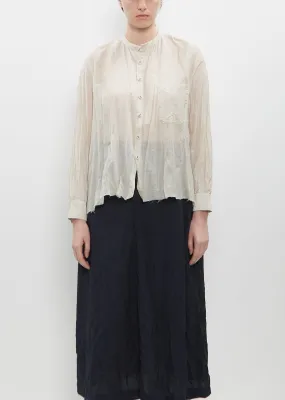 Botanical Dye Blouse with Front Pocket