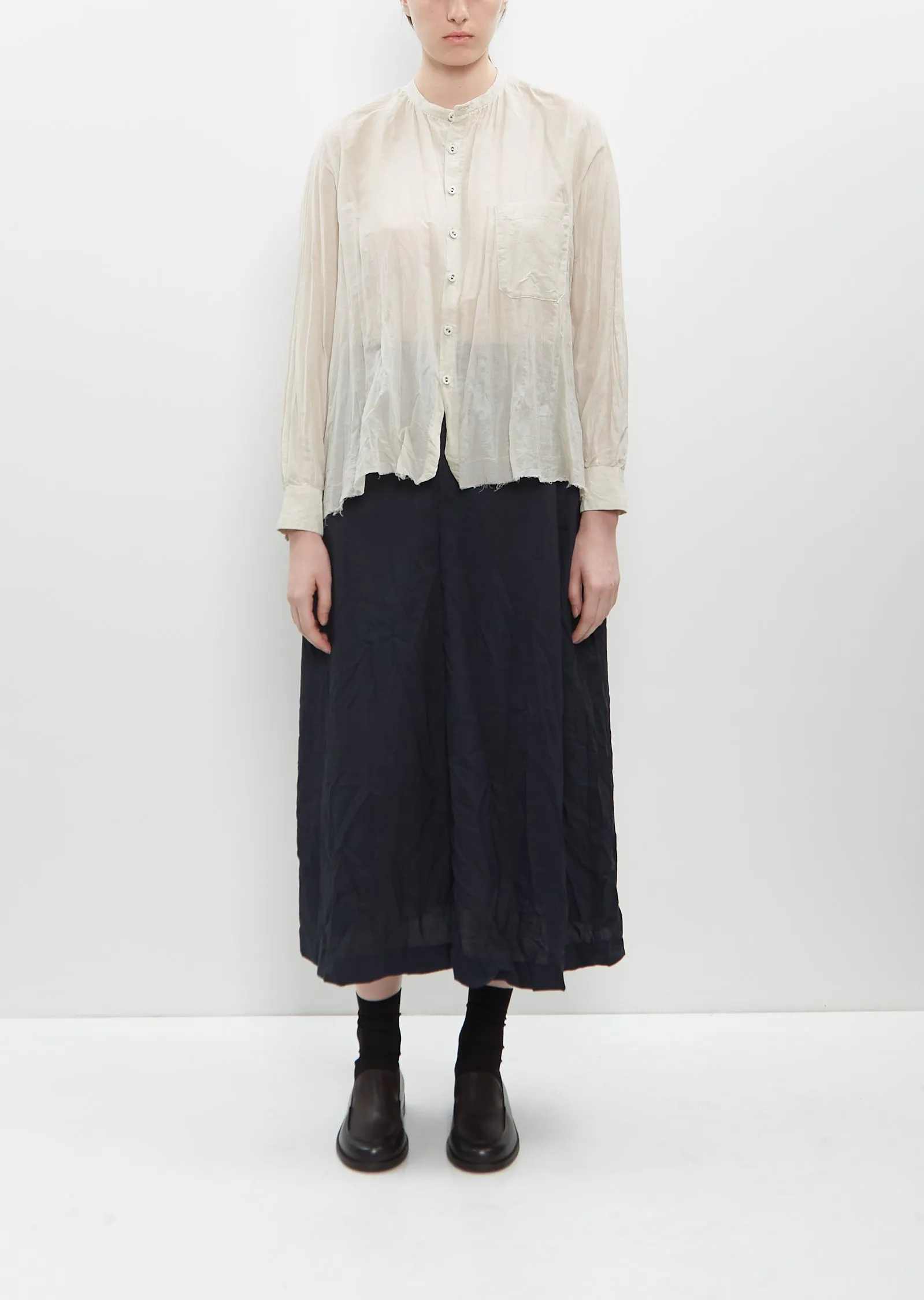Botanical Dye Blouse with Front Pocket
