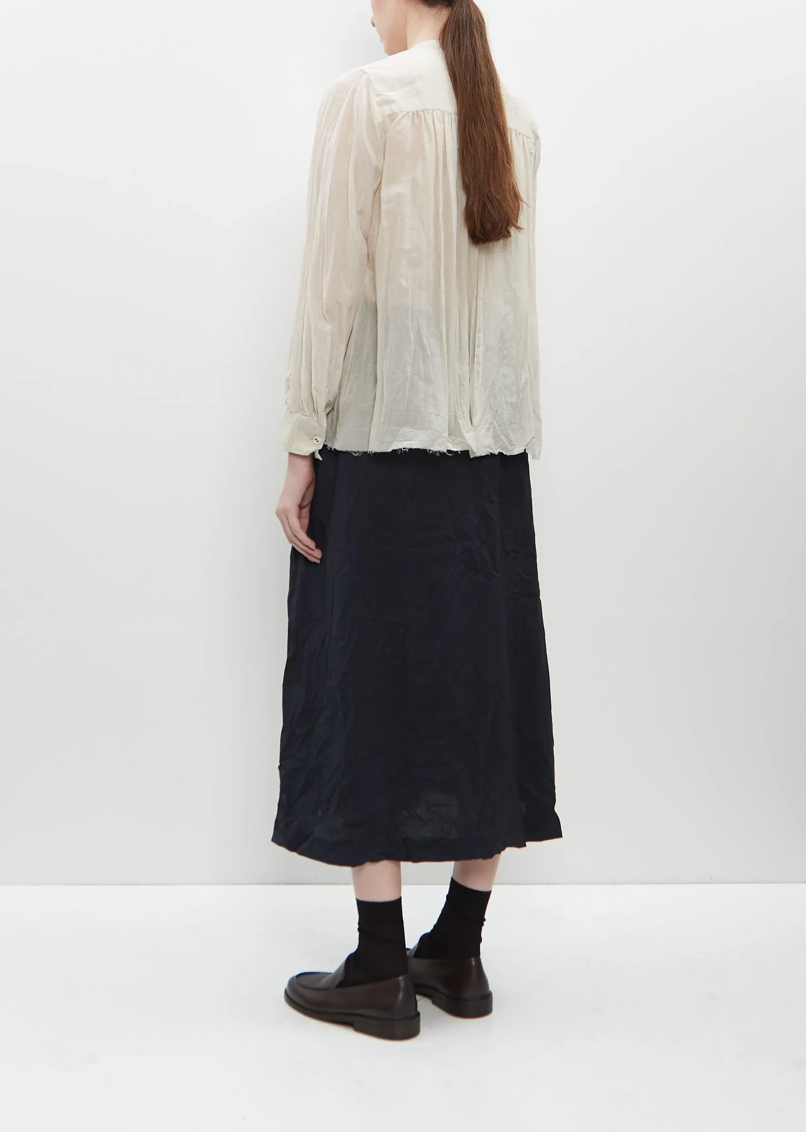 Botanical Dye Blouse with Front Pocket