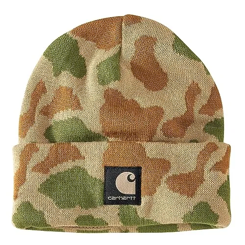 Carhartt 105968 Men's Knit Camo Beanie