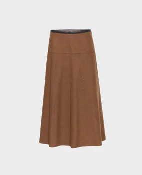 Cashmere Blend Tweed Skirt