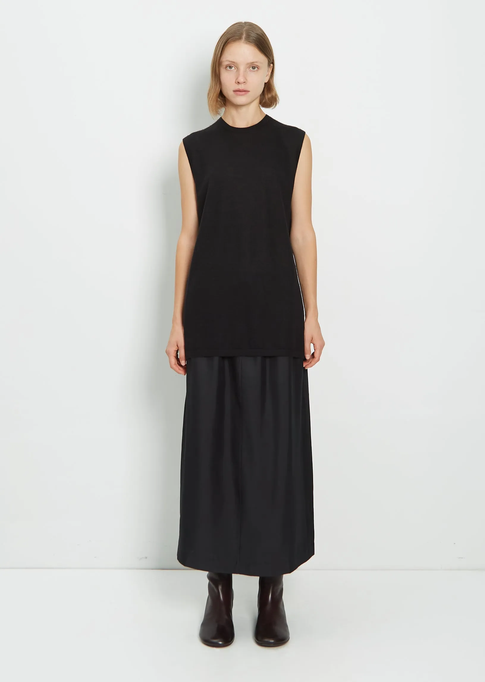 Cashmere Normal T-Shirt —Black