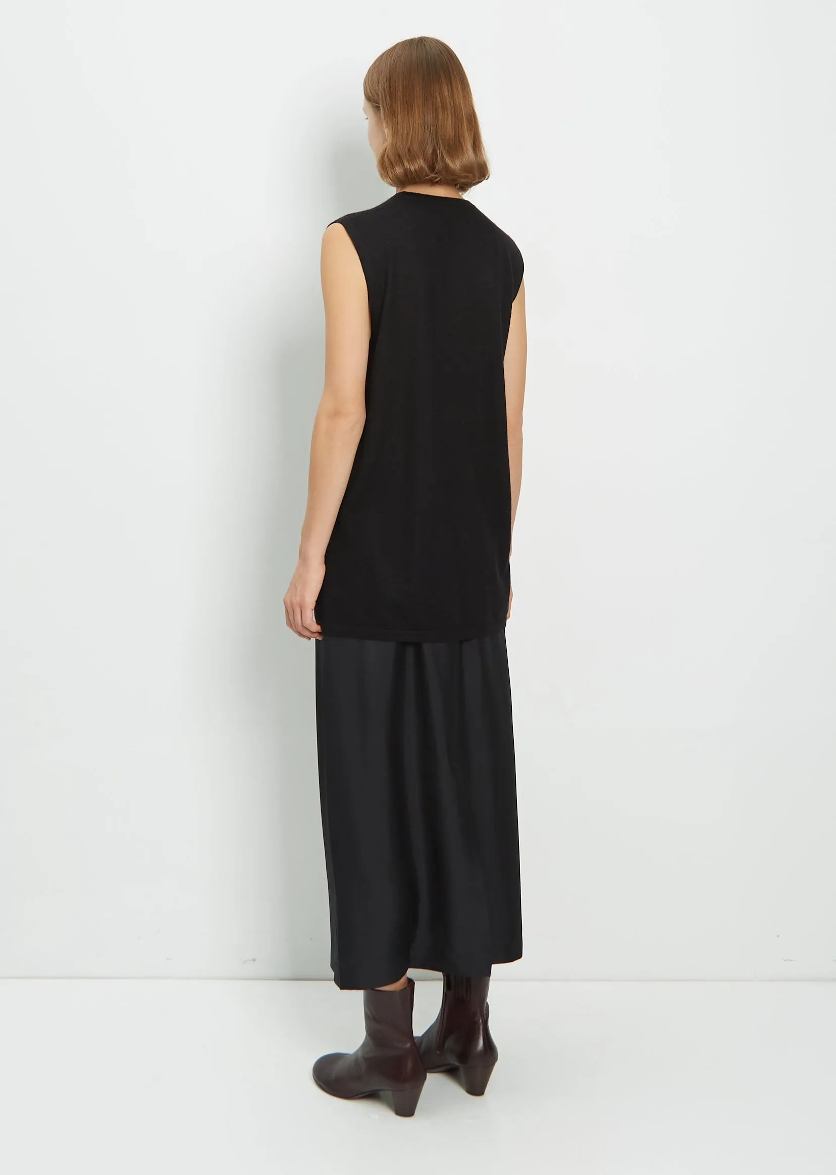 Cashmere Normal T-Shirt —Black