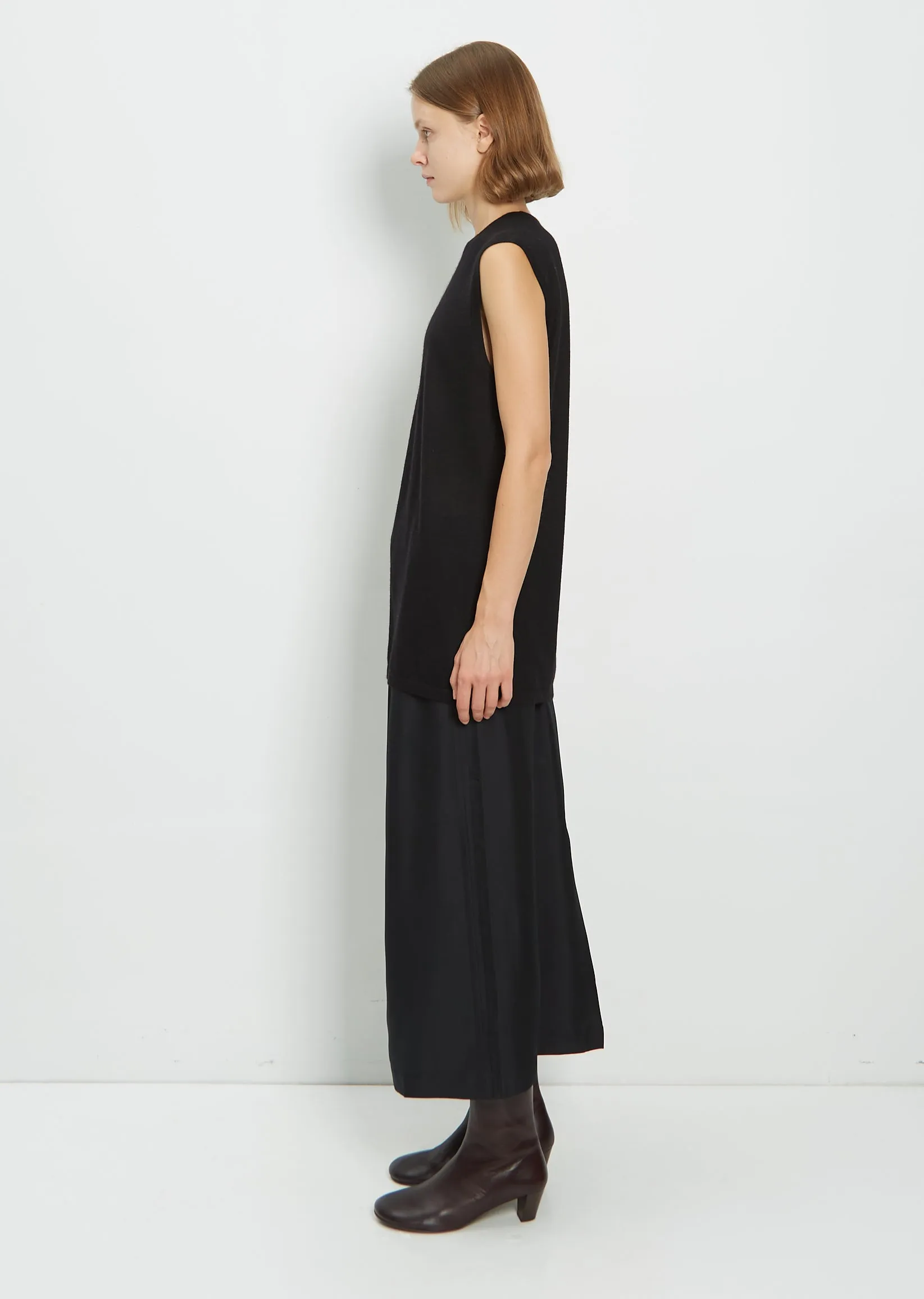 Cashmere Normal T-Shirt —Black
