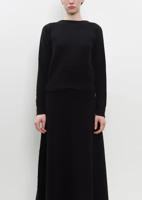 Cashmere Nylon n°382 Belle Sweater — Raven
