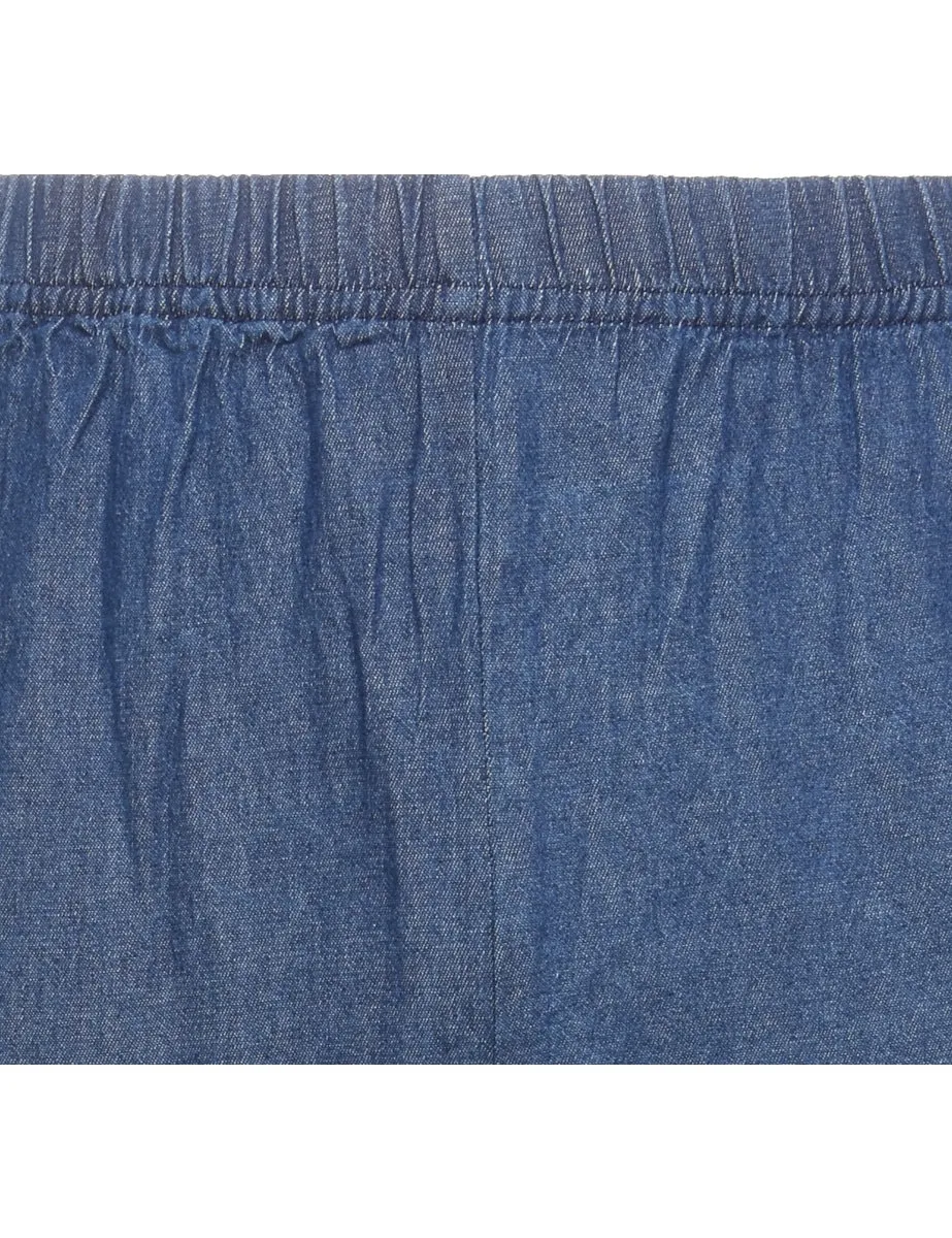Casual Medium Wash Denim Trousers - W26 L28