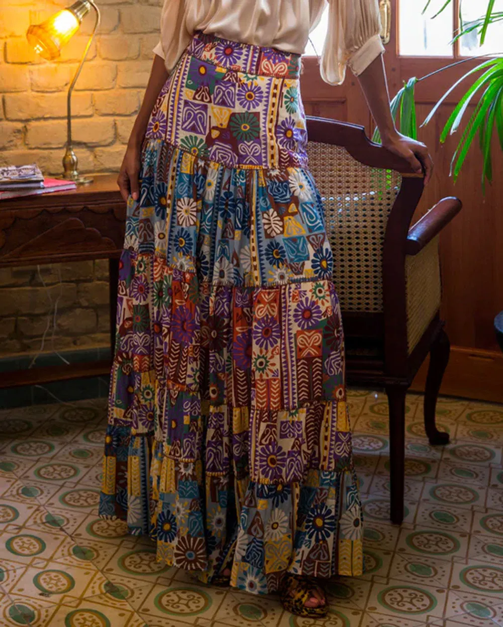Catalina Floral Maxi Skirt