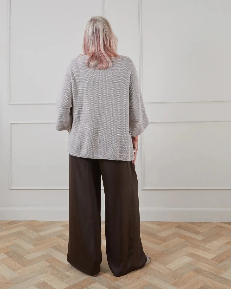 CHALK ELISA JUMPER | TAUPE