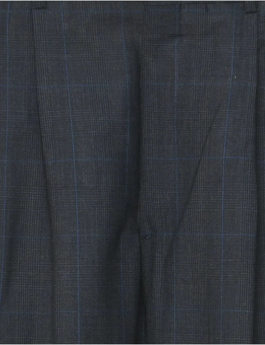 Checked Pattern Trousers - W29 L28