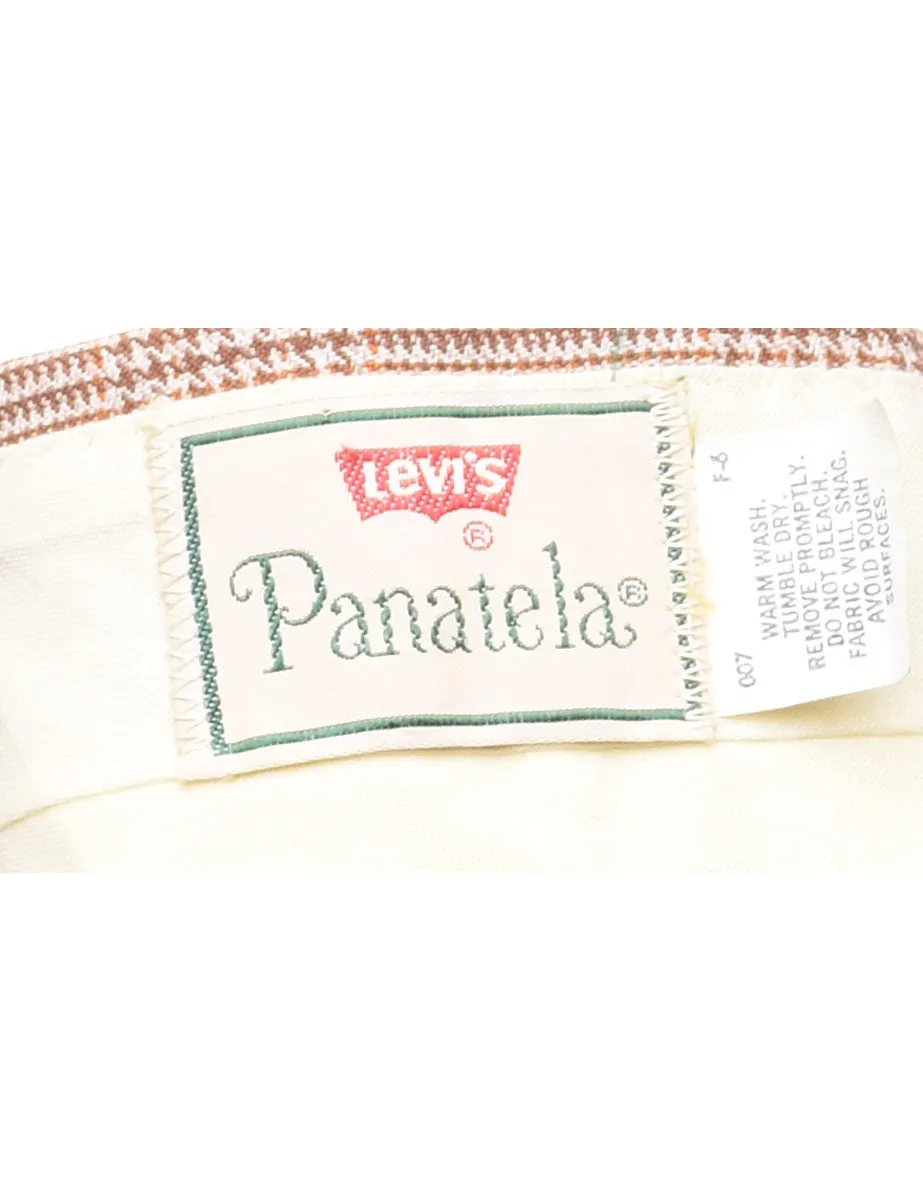 Checked Pattern Trousers - W34 L29