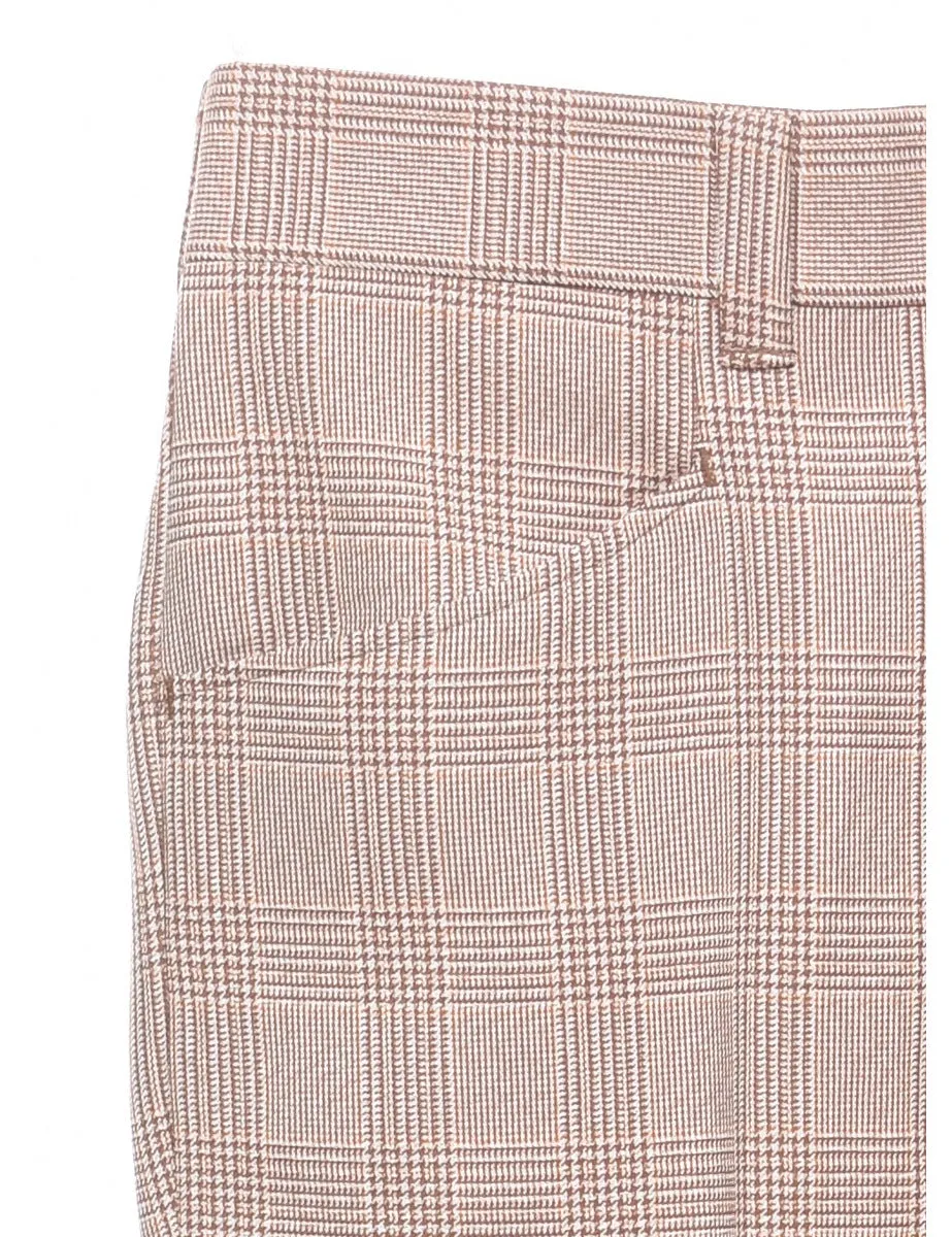 Checked Pattern Trousers - W34 L29