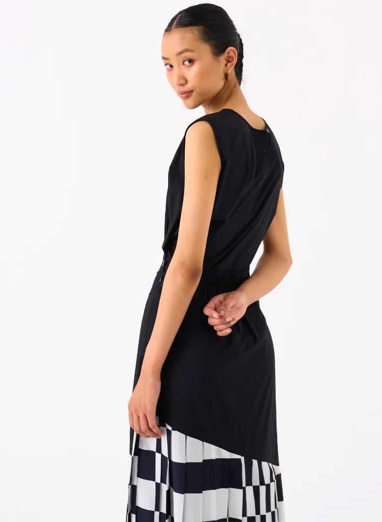 Checkered Skirt Set