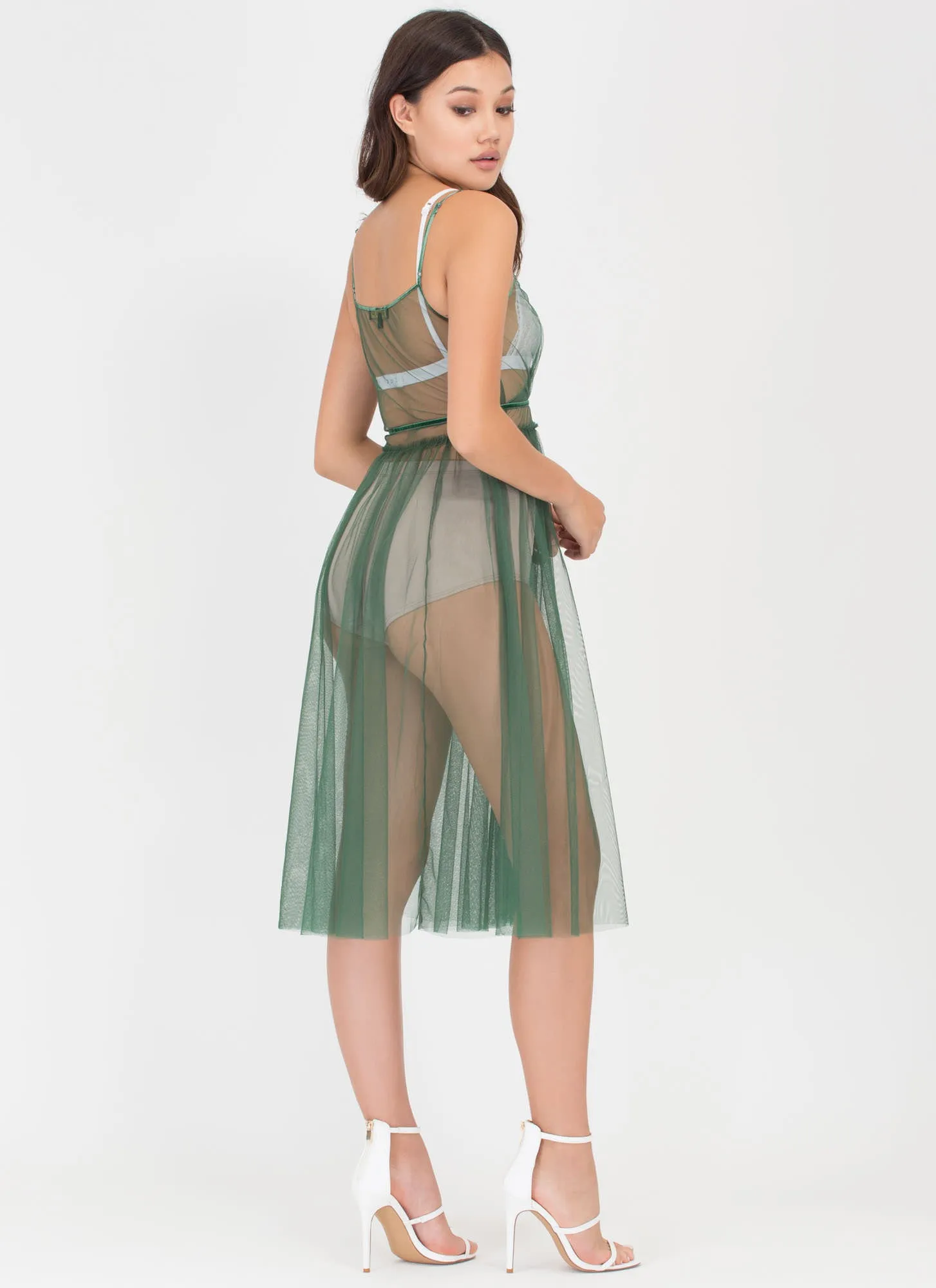 City Ballerina Sheer Tulle Dress