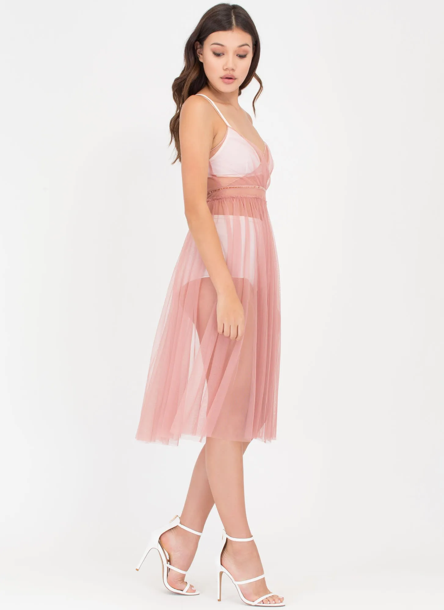 City Ballerina Sheer Tulle Dress