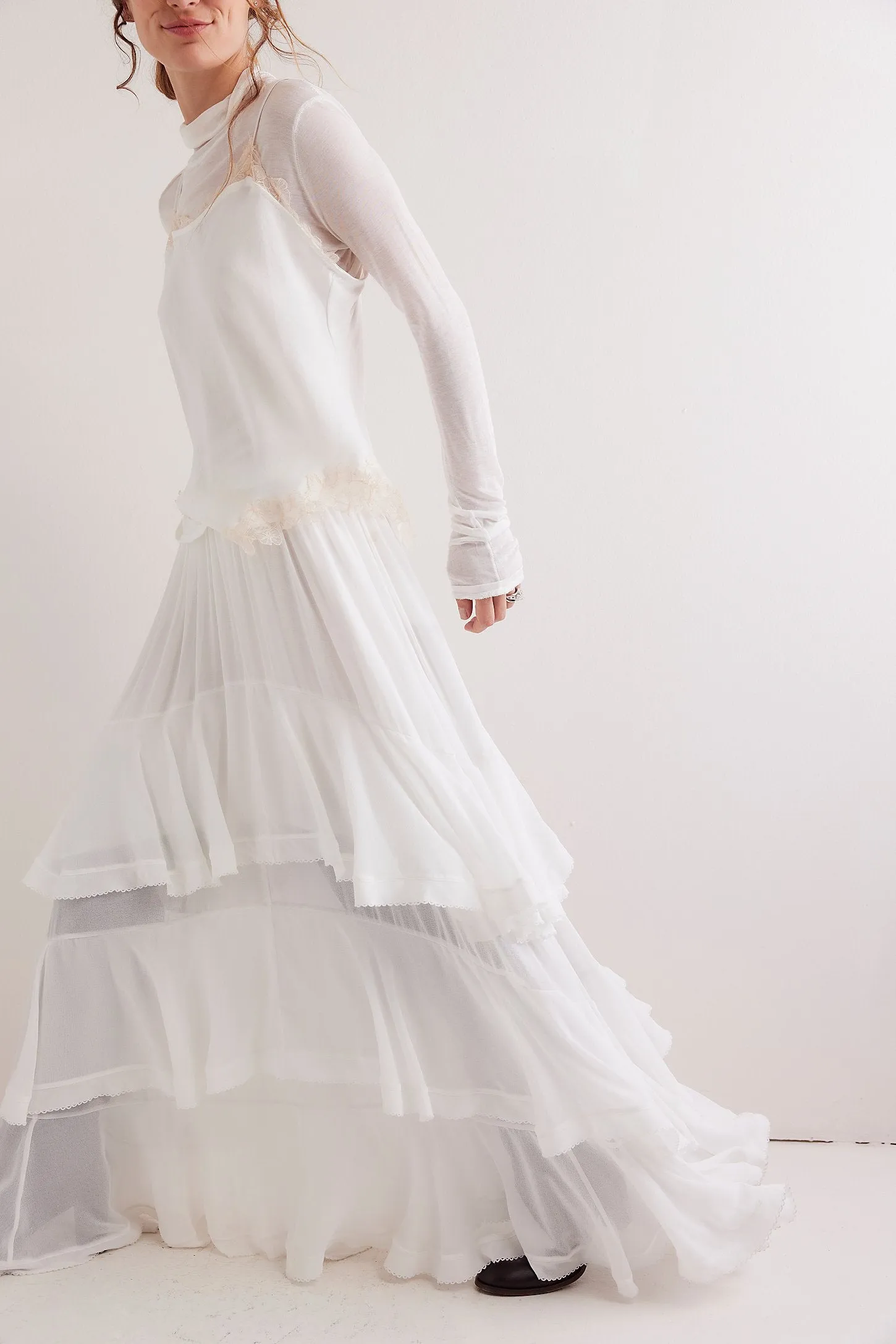 Clementine Maxi Skirt - Ivory