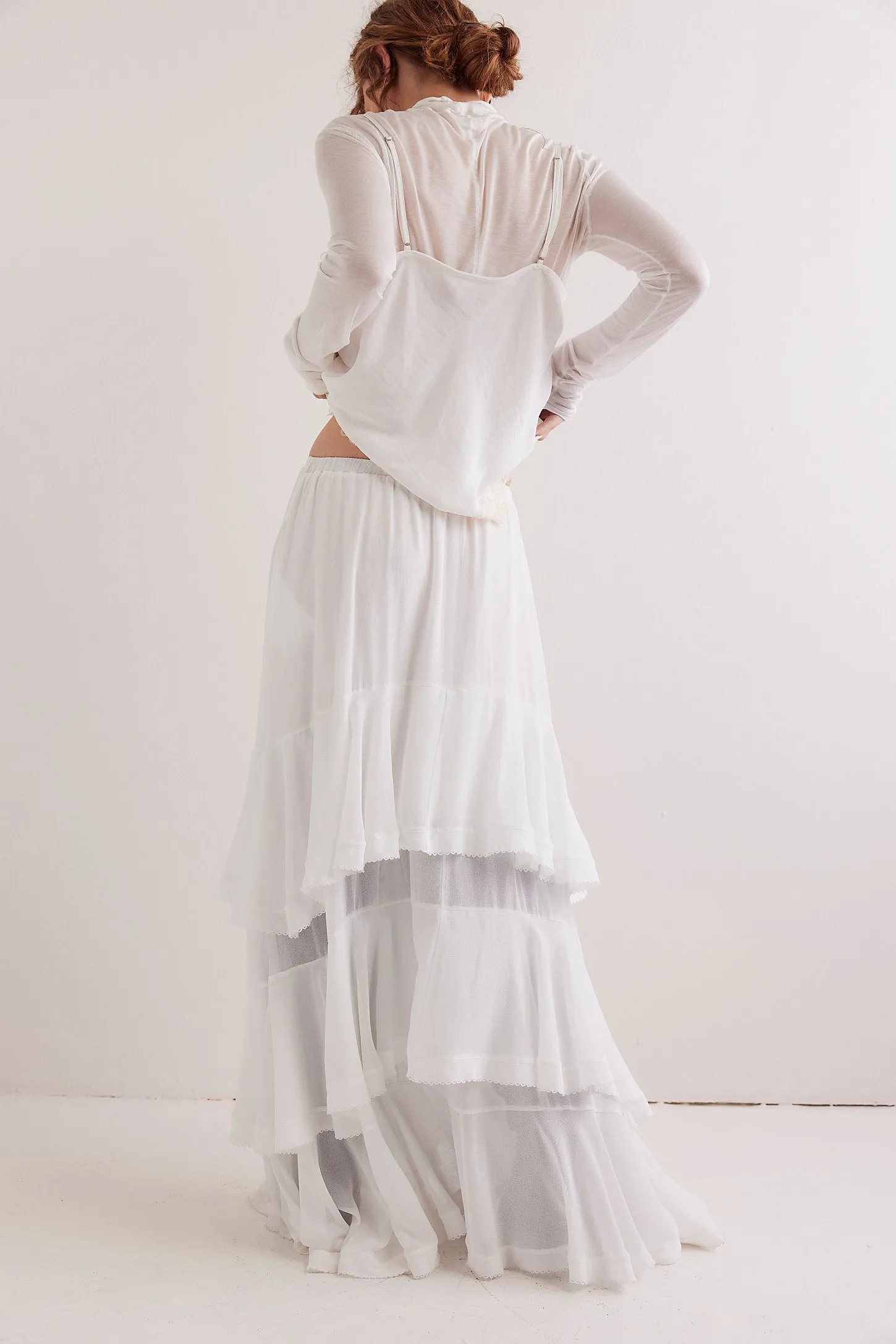Clementine Maxi Skirt - Ivory