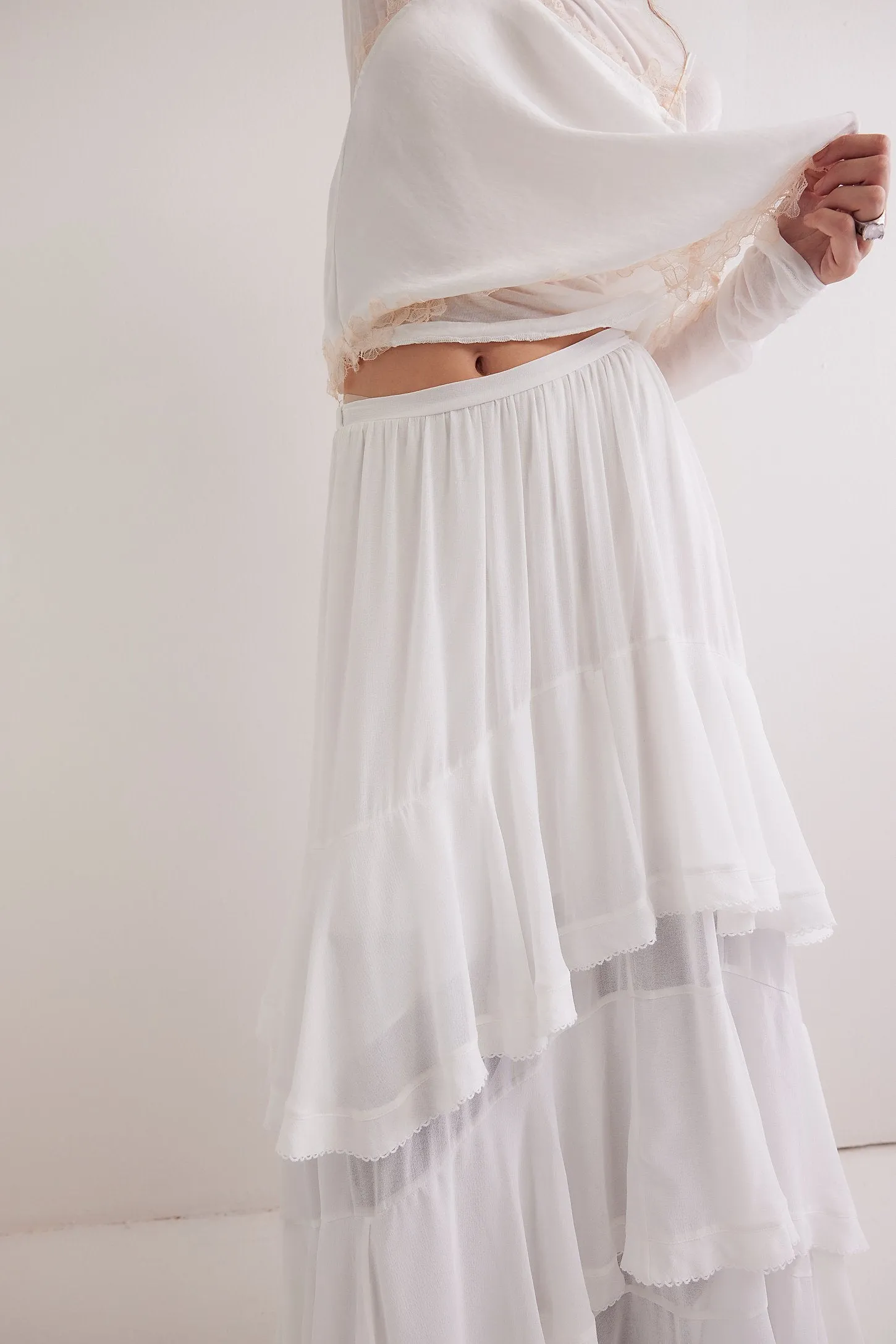 Clementine Maxi Skirt - Ivory