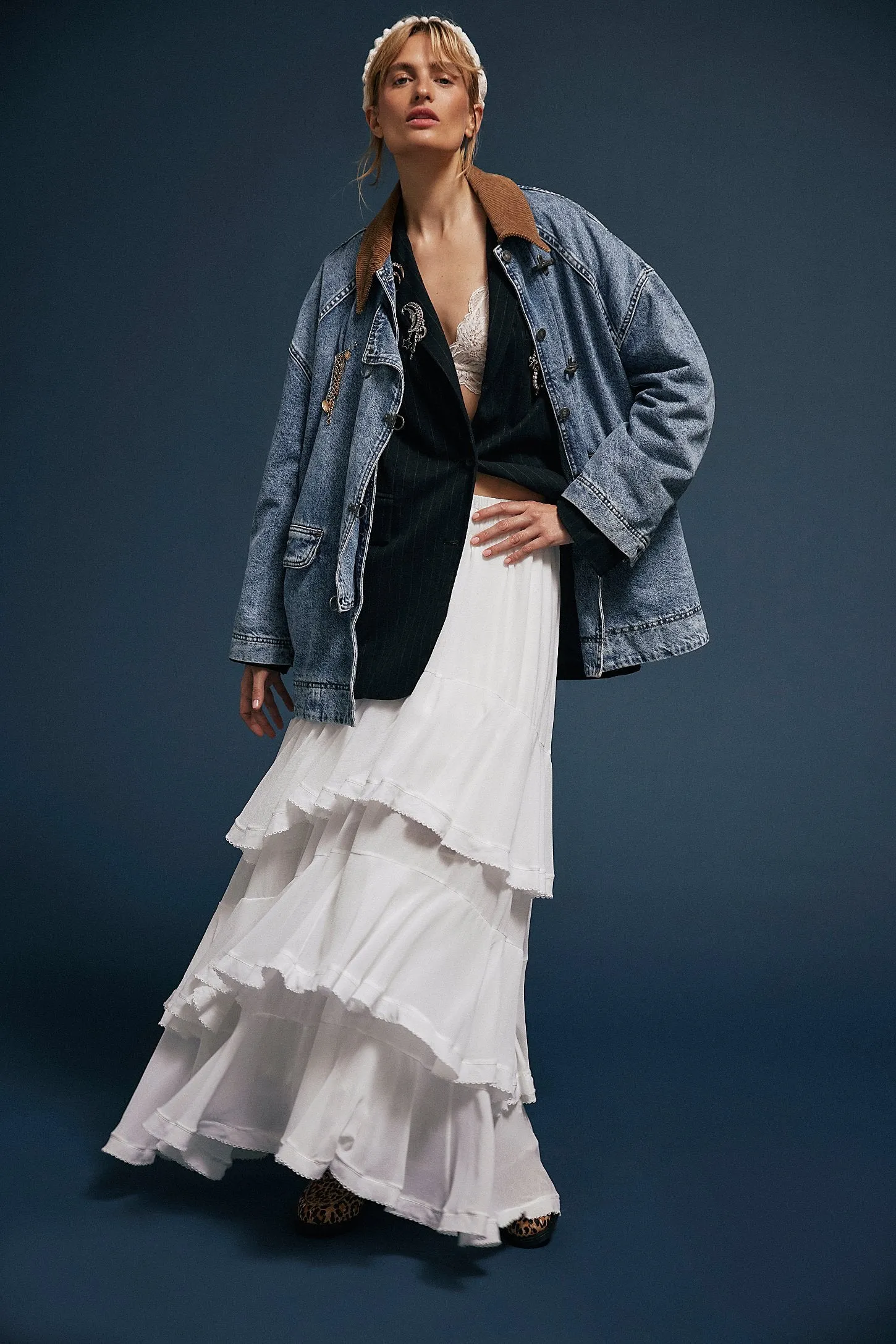 Clementine Maxi Skirt - Ivory