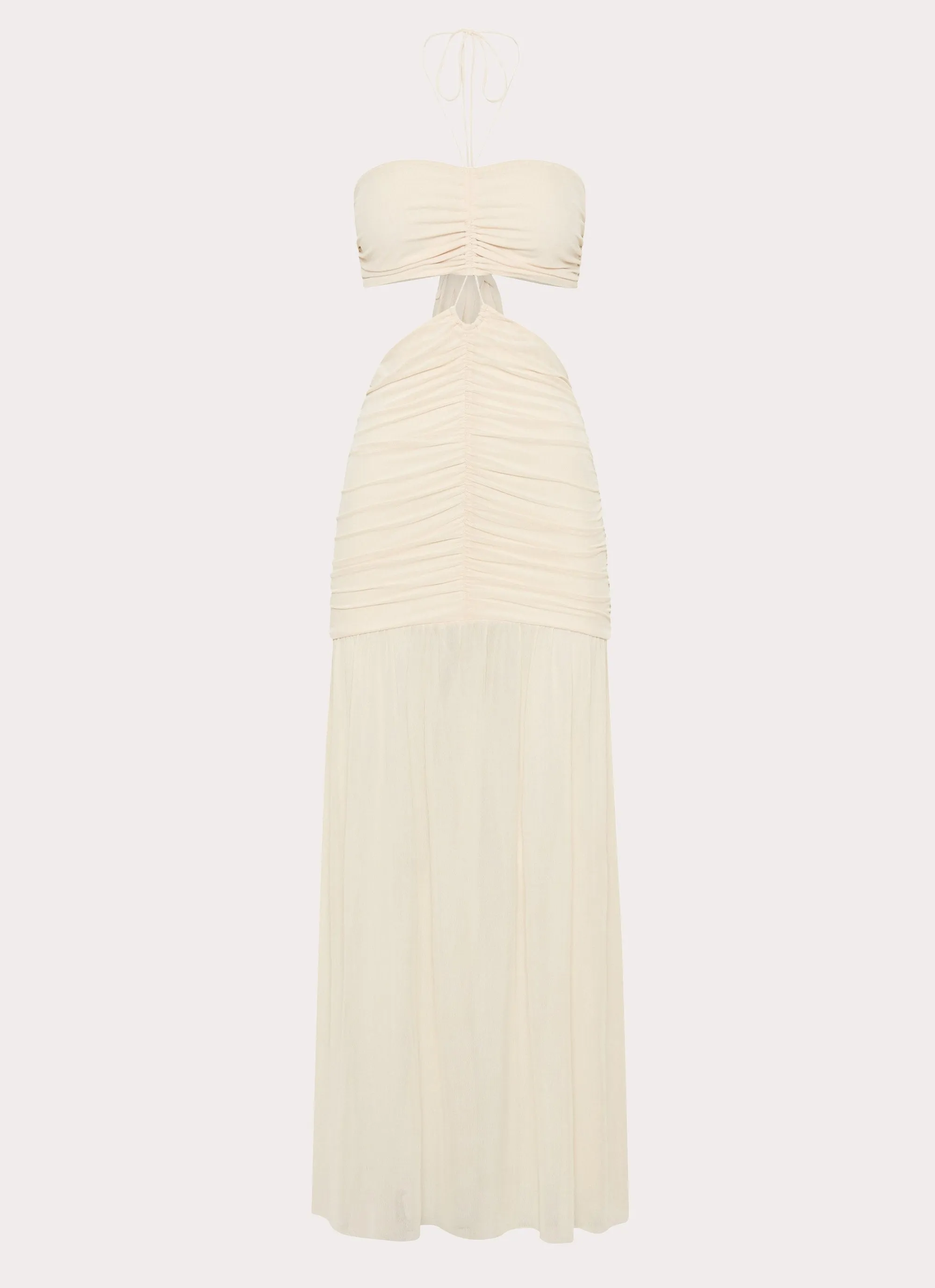 Clover Cut Out Maxi Dress - Lemon