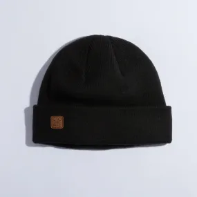 Coal The Harbor Rib Knit Fisherman Beanie - Black