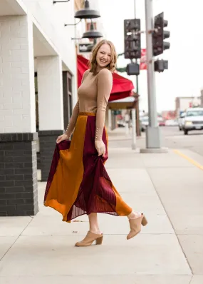 Colorblock Maxi Skirt - FINAL SALE
