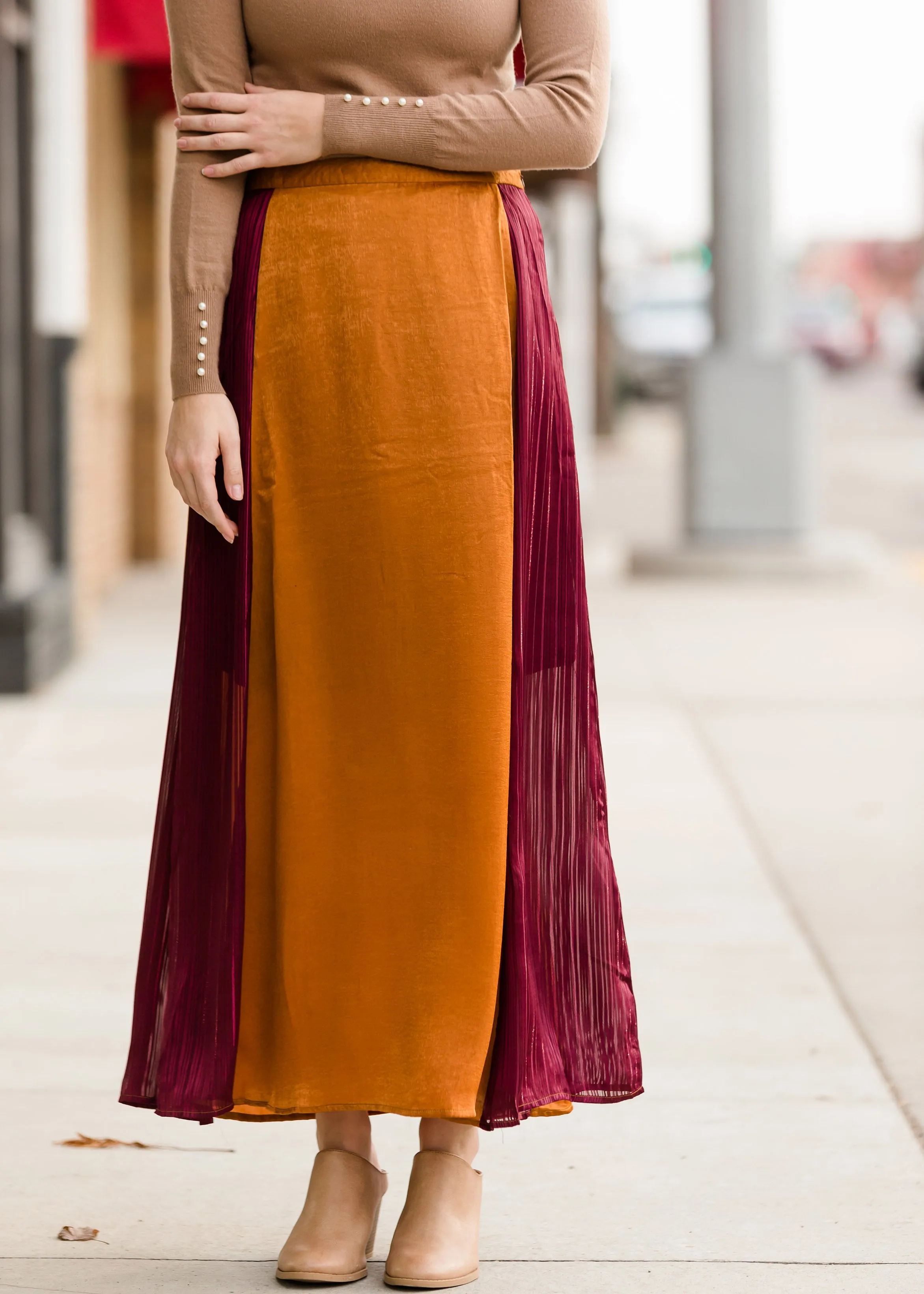Colorblock Maxi Skirt - FINAL SALE