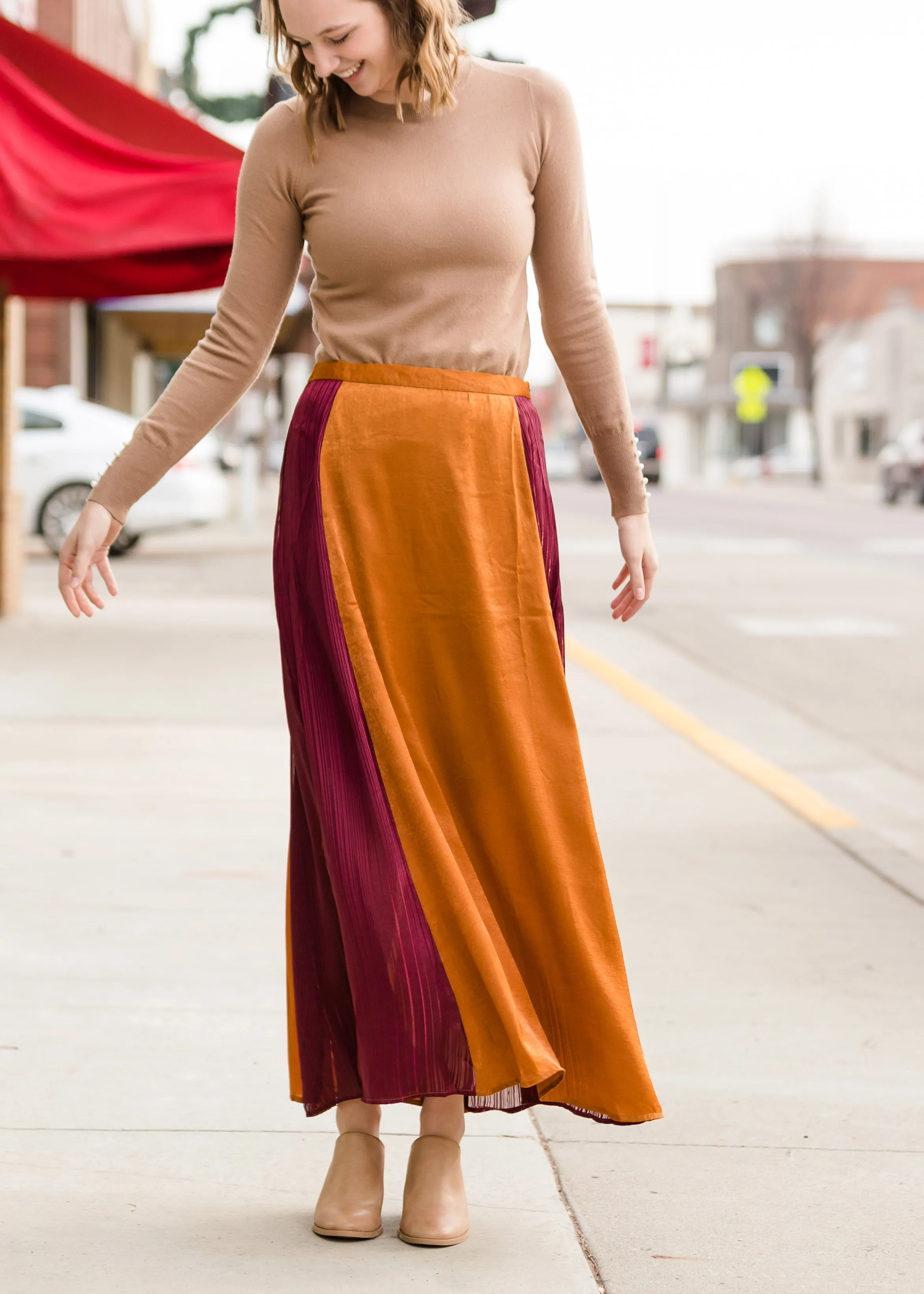 Colorblock Maxi Skirt - FINAL SALE